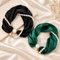 🧣 Pearl Scarf Necklace: Elegant Finishing Touch, Multi-Color, for Casual & Occasion Wear