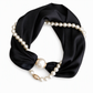 🧣 Pearl Scarf Necklace: Elegant Finishing Touch, Multi-Color, for Casual & Occasion Wear