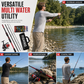 🎣4-Piece Fiberglass Sea Fishing Rod Long Distance Casting Lure Rod