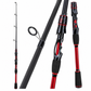 🎣4-Piece Fiberglass Sea Fishing Rod Long Distance Casting Lure Rod