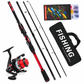 🎣4-Piece Fiberglass Sea Fishing Rod Long Distance Casting Lure Rod