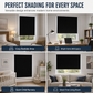 🪟 100% Blackout Roller Blind: 3-Layer Fabric, Heat Block, No-Drill Clamp, Child-Safe
