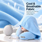🧳 Hooded Travel Neck Pillow: U-Shape Support, Breathable Fabric, Adjustable, with Pouch