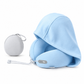 🧳 Hooded Travel Neck Pillow: U-Shape Support, Breathable Fabric, Adjustable, with Pouch