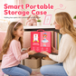 🧲 Magnetic Princess Dress-Up Puzzle: Mess-Free, Portable Case, Ages 3-6, Creative Play