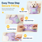 🐕 Dog Harness with Backpack: Hands-Free, No-Choke Padded Vest, Reflective, Small Dogs