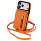 👜 Crossbody Wallet Phone Case: RFID Blocking, Kickstand, 360° Shockproof, PU Leather