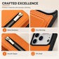 👜 Crossbody Wallet Phone Case: RFID Blocking, Kickstand, 360° Shockproof, PU Leather