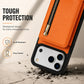 👜 Crossbody Wallet Phone Case: RFID Blocking, Kickstand, 360° Shockproof, PU Leather