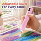 💎 Electric Vacuum Gem Picker Pen: No Wax, Adjustable Suction, LED Light, Type-C