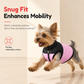 🐕 Padded Dog Harness Vest: Built-In Harness Rings, Thick Warm, No Collar Pressure