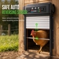 ☀️ Solar Automatic Chicken Coop Door: 4 Modes, Anti-Pinch Sensor, Weatherproof ABS