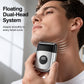 🪒 Compact Foil Shaver: Dual-Head, Wet & Dry, 60-Min Runtime, Portable