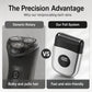 🪒 Compact Foil Shaver: Dual-Head, Wet & Dry, 60-Min Runtime, Portable