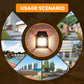 ☀️ Solar Motion Sensor Wall Light: 3 Modes, 120° Detection, IP65, No Wiring