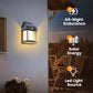 ☀️ Solar Motion Sensor Wall Light: 3 Modes, 120° Detection, IP65, No Wiring