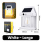 ☀️ Solar Motion Sensor Wall Light: 3 Modes, 120° Detection, IP65, No Wiring