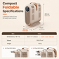 👟 Fast Warm Air Shoe Dryer: Constant Heat, Deodorising, Foldable, UK Plug