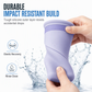 🧊 Squeeze Cooling Tumbler: Releases Ice Cubes, Fits Cans, Silicone & Steel