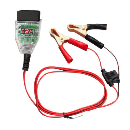🔋 OBD II Car Memory Saver: Digital Voltage Display, Reverse Polarity Protection, 12V