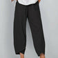 📢Last Day Special Price :￡11.99!!👖✨Vintage Asymmetrical Elastic Waist Pockets Pants – Unique Design, Comfortable Fit & Functional Style🌸
