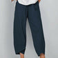 📢Last Day Special Price :￡11.99!!👖✨Vintage Asymmetrical Elastic Waist Pockets Pants – Unique Design, Comfortable Fit & Functional Style🌸