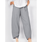📢Last Day Special Price :￡11.99!!👖✨Vintage Asymmetrical Elastic Waist Pockets Pants – Unique Design, Comfortable Fit & Functional Style🌸