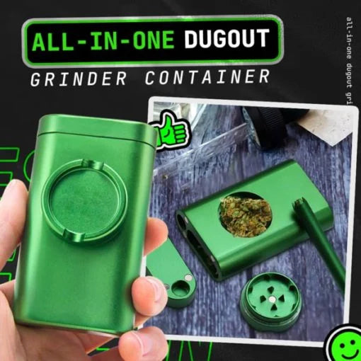 All-in-One Dugout Grinder Container