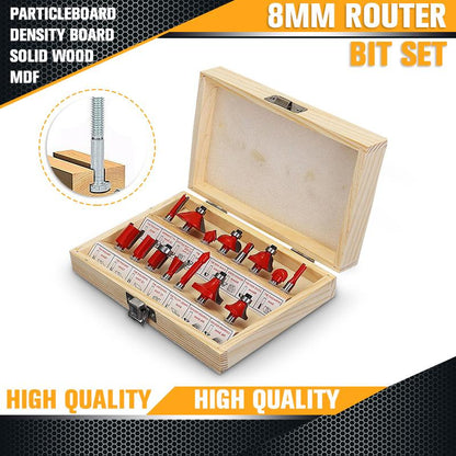 8mm Router Bit Set