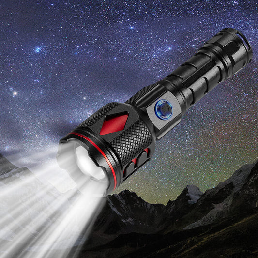 Multifunctional Rechargeable Laser Flashlight