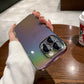 Light-colored Clear Lens Protection Case Cover For iPhone
