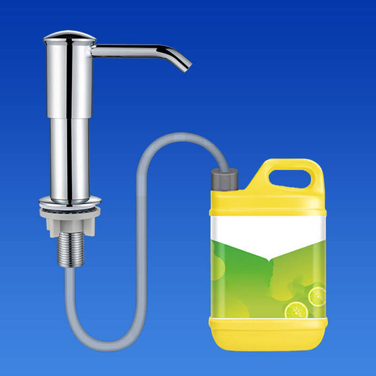 Soap dispenser extension tube for detergent