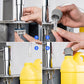 Soap dispenser extension tube for detergent