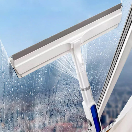 Double-sided spray expansion window cleaner